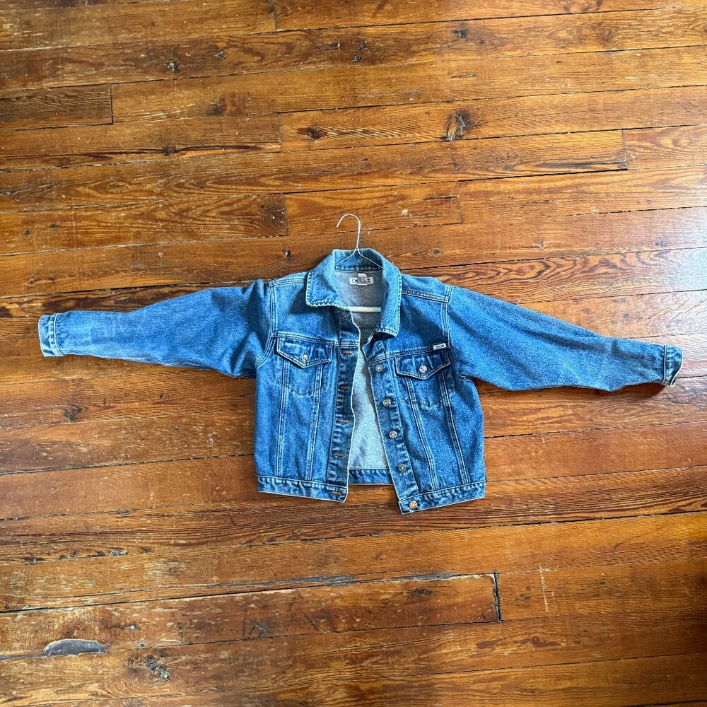 Vintage Cherokee Denim Jacket, Slightly Cropped